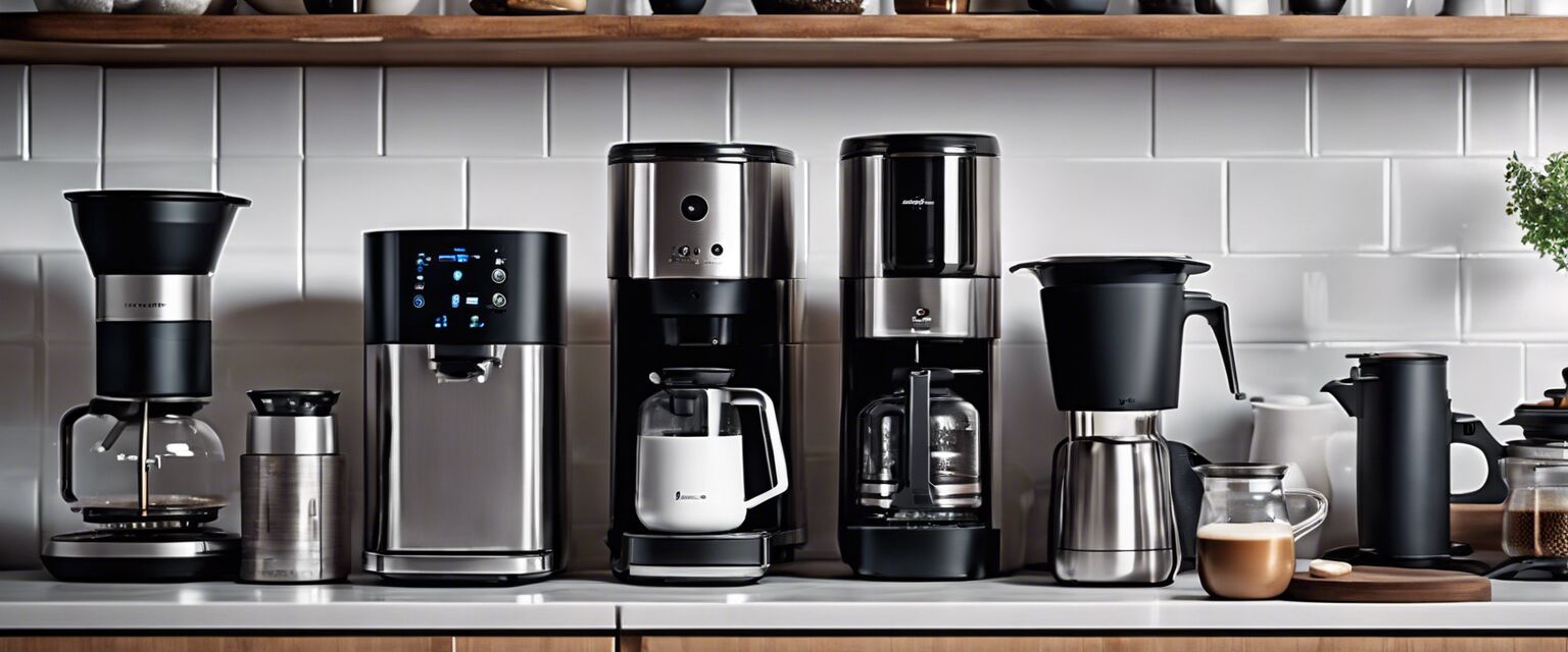 Popular high-tech coffee maker brands